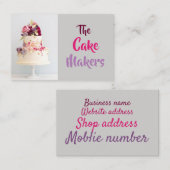 Visitenkarten - The Cake Maker Design2 Visitenkarte (Vorne/Hinten)