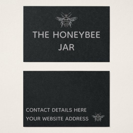 Visitenkarten - The Honeybee Jar (Vorne & Hinten)