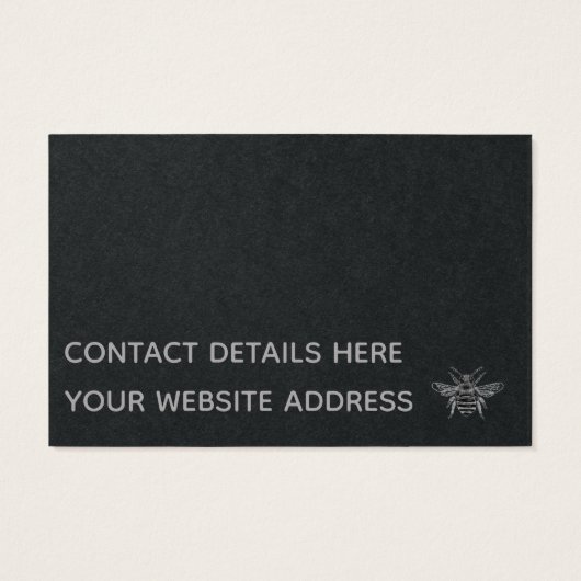 Visitenkarten - The Honeybee Jar (Rückseite)