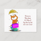 Visitenkarten, Tierärztliche Katzen und Hunde - Ne Visitenkarte (Rückseite)