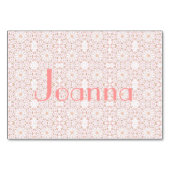 Visitenkarten Tischnummer (Vorderseite)