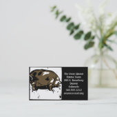 Visitenkarten Viktorianisches Holzschnitt Visitenkarte (Stehend Vorderseite)