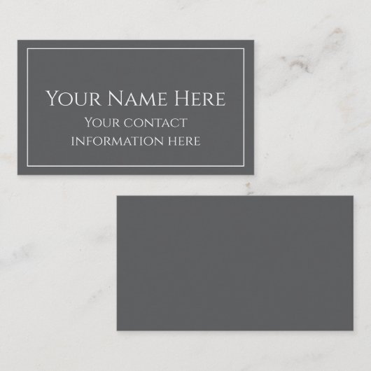 Visitenkarten Visitenkarte (Vorne/Hinten)