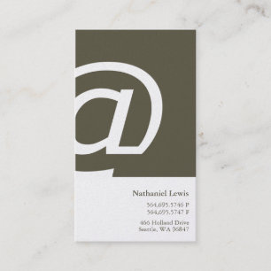 @ Visitenkarten Visitenkarte