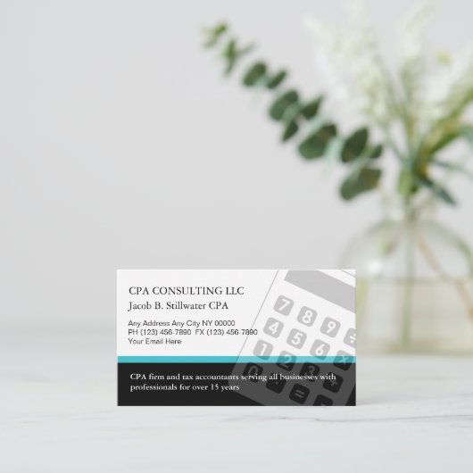 Visitenkarten Visitenkarte (Stehend Vorderseite)