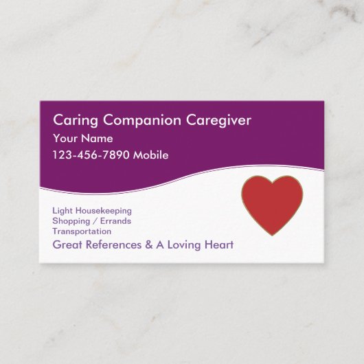 Visitenkarten Visitenkarte (Vorderseite)