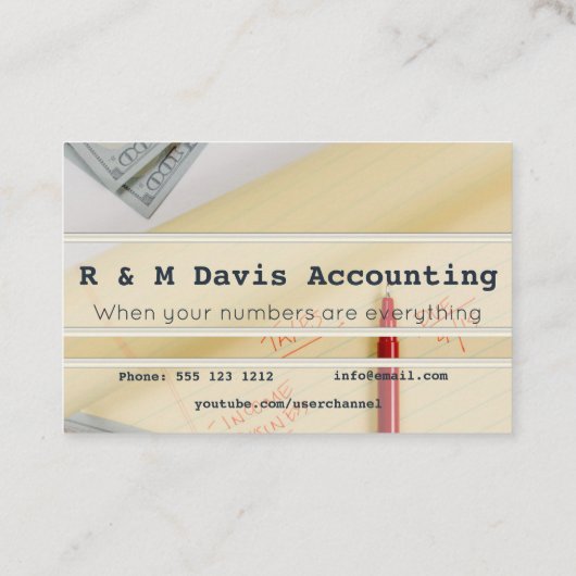 Visitenkarten Visitenkarte (Rückseite)