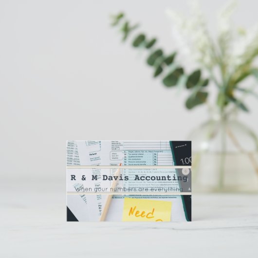 Visitenkarten Visitenkarte (Stehend Vorderseite)