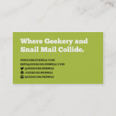 Visitenkarten Visitenkarte (Rückseite)