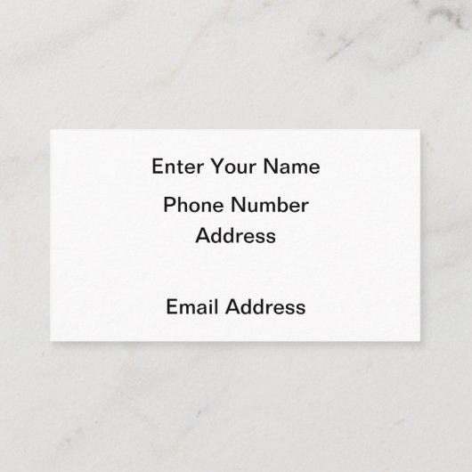 Visitenkarten Visitenkarte (Rückseite)