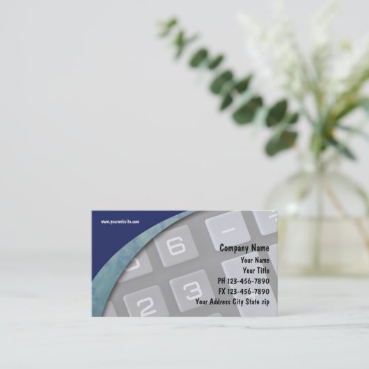 Visitenkarten Visitenkarte (Stehend Vorderseite)