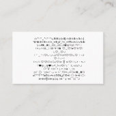 Visitenkarten Visitenkarte (Vorderseite)