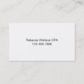 Visitenkarten Visitenkarte (Rückseite)