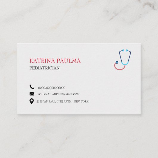 Visitenkarten Visitenkarte (Rückseite)