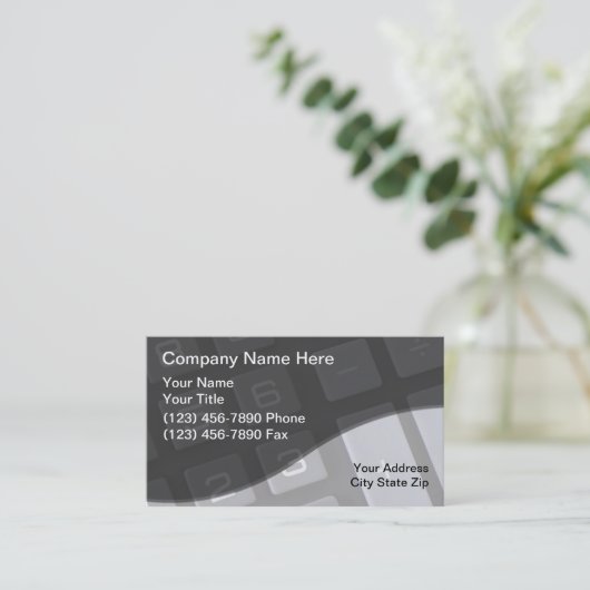 Visitenkarten Visitenkarte (Stehend Vorderseite)