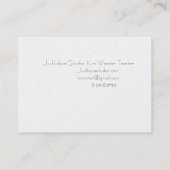 Visitenkarten Visitenkarte (Rückseite)