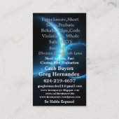 Visitenkarten Visitenkarte (Rückseite)