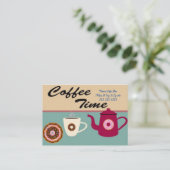 Visitenkarten, Visitenkarten für den Coffee Shop Visitenkarte (Stehend Vorderseite)