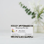 Visitenkarten von Facialist/Esthetician Diva Visitenkarte (Stehend Vorderseite)
