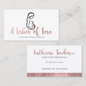 Visitenkarten von Katherine (nicht bearbeitet) Visitenkarte (Vorne/Hinten)