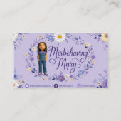 Visitenkarten von Misbehaving Mary Visitenkarte (Rückseite)