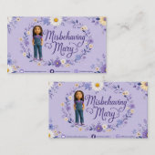 Visitenkarten von Misbehaving Mary Visitenkarte (Vorne/Hinten)