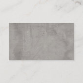 Visitenkarten-Vorlage bonsai Art Not grau Visitenkarte (Rückseite)