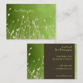 Visitenkarten-Vorlage, Weizengras Visitenkarte (Vorne/Hinten)
