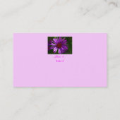 Visitenkarten: w/a Touch der Natur Visitenkarte (Rückseite)