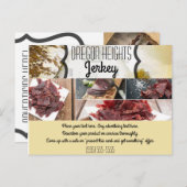 Visitenkarten-Werbekarte Sunset Stall Country Rus Postkarte (Vorne/Hinten)