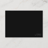 Visitenkarten ziehen visitenkarte (Rückseite)