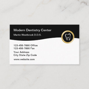 Visitenkarten zu Themen von Classy Dentist Visitenkarte