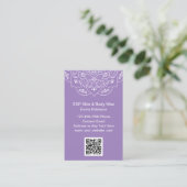 Visitenkarten zur Behandlung von Haut und Körperwa Visitenkarte (Stehend Vorderseite)