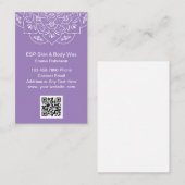 Visitenkarten zur Behandlung von Haut und Körperwa Visitenkarte (Vorne/Hinten)