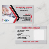 Visitenkarten zur Einkommensteuer Visitenkarte (Vorne/Hinten)