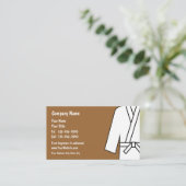 Visitenkarten zur Selbstverteidigung Visitenkarte (Stehend Vorderseite)