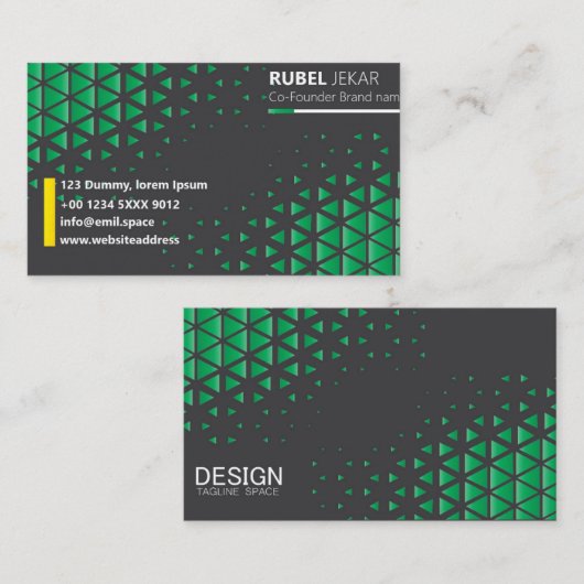 Visitenkartendesign Visitenkarte (Vorne/Hinten)