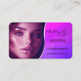 Visitenkartenideen für Makeup-Künstler Visitenkarte