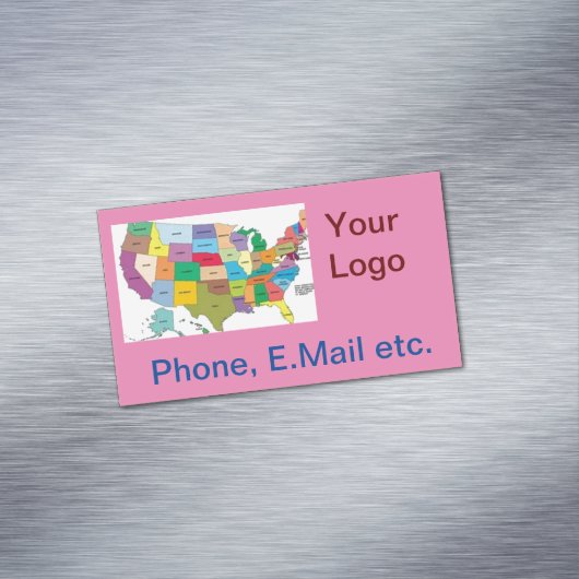 Visitenkartenmagazin Magnetische Visitenkarte (Beispiel)