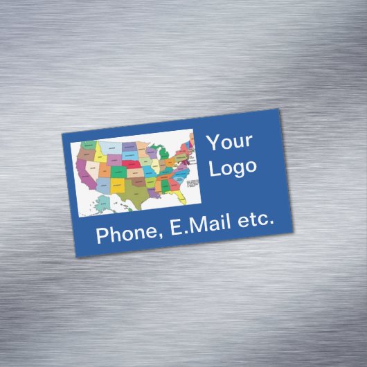 Visitenkartenmagazin Magnetische Visitenkarte (Beispiel)