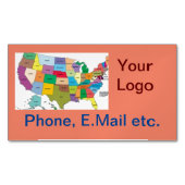 Visitenkartenmagazin Magnetische Visitenkarte (Vorderseite)