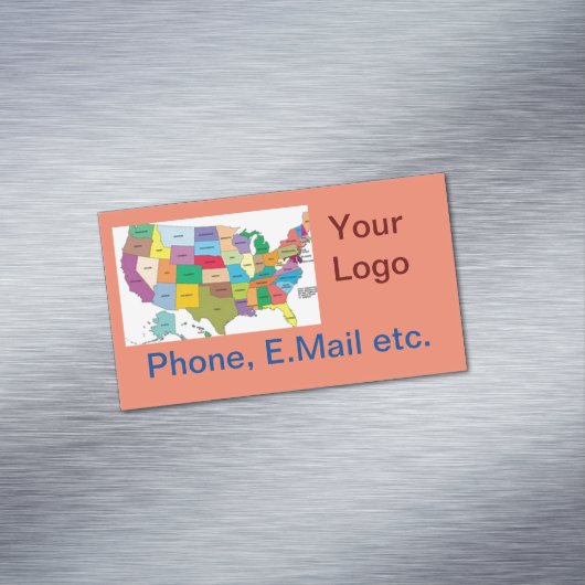 Visitenkartenmagazin Magnetische Visitenkarte (Beispiel)