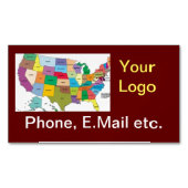 Visitenkartenmagazin Magnetische Visitenkarte (Vorderseite)