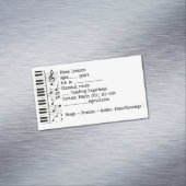 Visitenkartenmagnet (Beispiel)