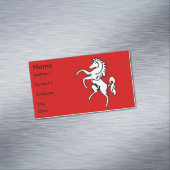 Visitenkartenmagnet mit Flagge von Kent County (Beispiel)