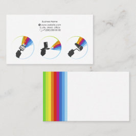 Visitenkartenmalerei Visitenkarte