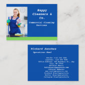 Visitenkartenreinigung Visitenkarte (Vorne/Hinten)