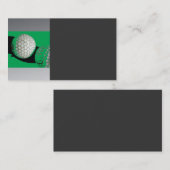 Visitenkartenvorlage für Golfbälle Visitenkarte (Vorne/Hinten)