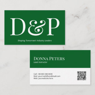 Visitenkartenvorlage mit QR-Code DP7 Visitenkarte