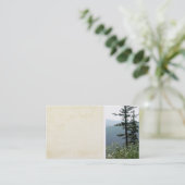 Visitenkartenvorlage Vintage Optik Bergwelt Visitenkarte (Stehend Vorderseite)